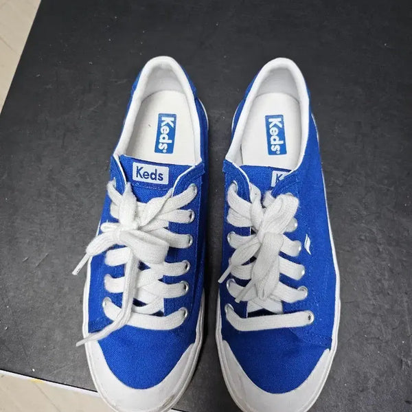 [BUNJANG] Keds Blue Canvas Sneakers 240mm / 케즈 블루 캔버스 스니커즈 240mm 상태최상