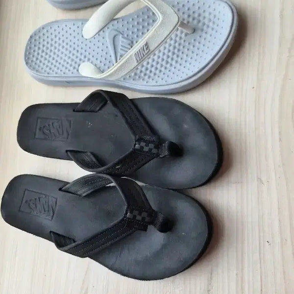 [BUNJANG] Nike Vans Flip-Flops Size 230 Bundle Set / 나이키  반스 쪼리슬리퍼 230 일괄