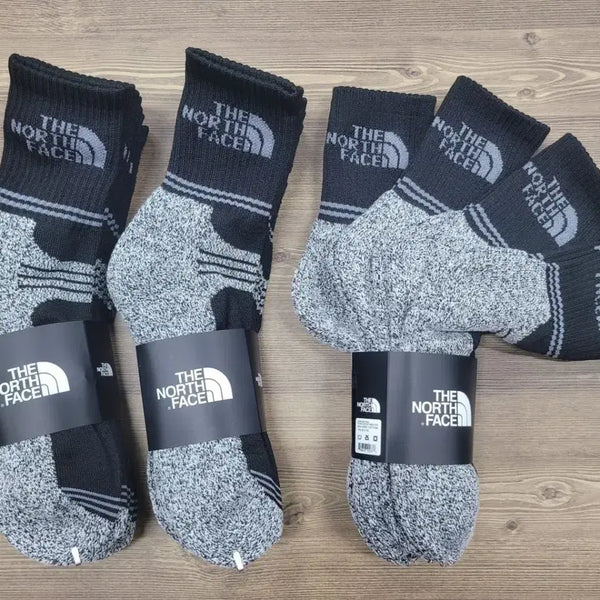 [BUNJANG] Men's Hiking Socks Black (12 Pairs) / 남자 등산양말 블랙 12켤레