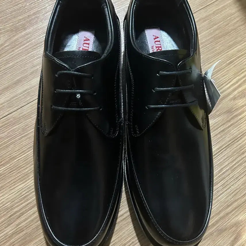 [BUNJANG] Auriga Black Leather Derby Shoes / 270 아우리가 정장 구두 단화 더비슈즈 새상품