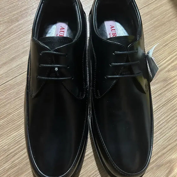 [BUNJANG] Auriga Black Leather Derby Shoes / 270 아우리가 정장 구두 단화 더비슈즈 새상품