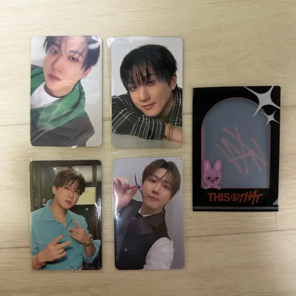 [BUNJANG] Stray Kids D&S Popup Lucky Draw Changbin Photocard Bundle Set / 4장 일괄) 스트레이키즈 디스앤댓 팝업 특전 앨포 창빈 포토카드