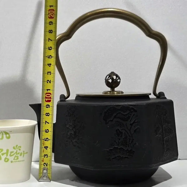 [BUNJANG] Nambu Ironware Teapot with Engraved Pattern / 남부철기 찻주전자