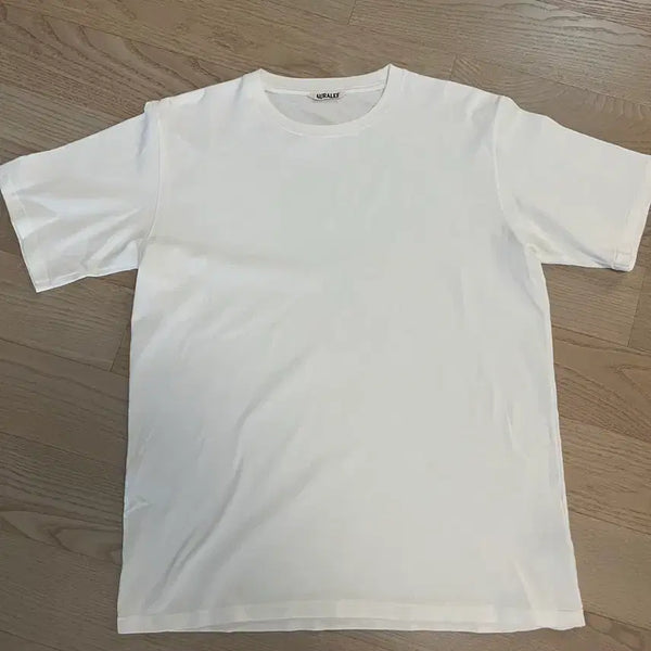 [BUNJANG] Auralee Luster Plaiting T-Shirt White Size 3 / 오라리 / 러스터 플레이팅 티셔츠 화이트 / 3