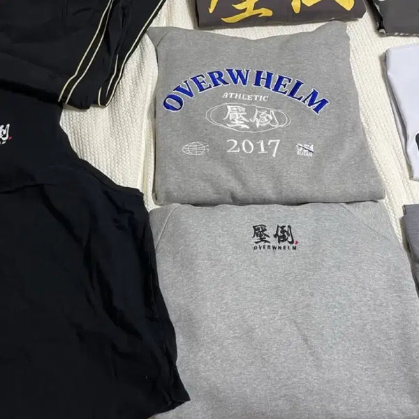 [BUNJANG] Overwhelm Athletic Hoodie (2 variations) / 압도 후드 회색 2종