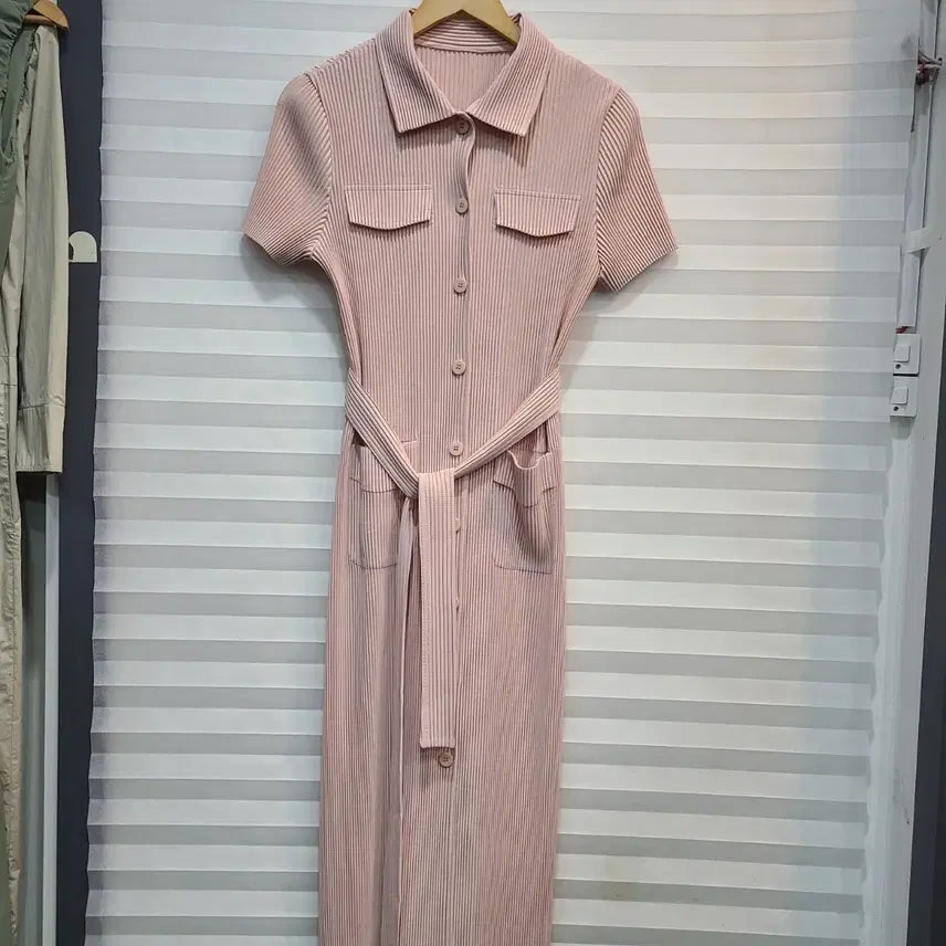 [BUNJANG] Pleated Long Dress / 플리츠 롱원피스