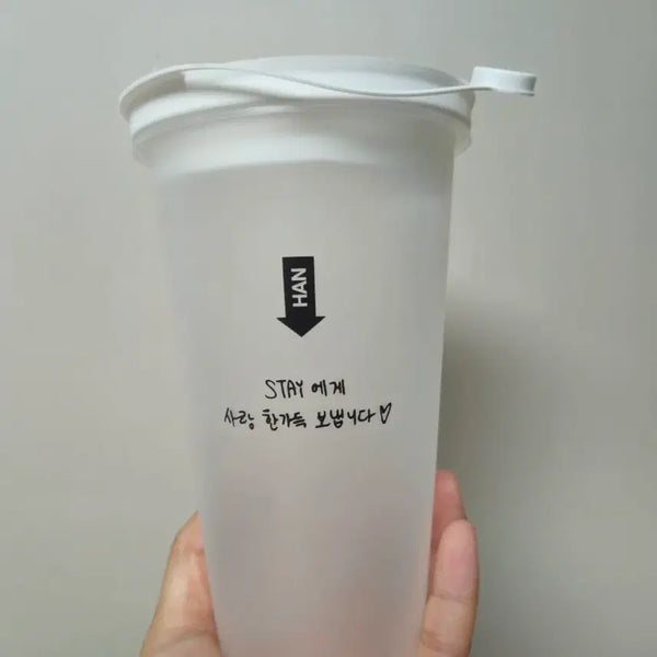[BUNJANG] Stray Kids Popup Reusable Cup Set / 스키즈팝업 리유저블컵 한세트