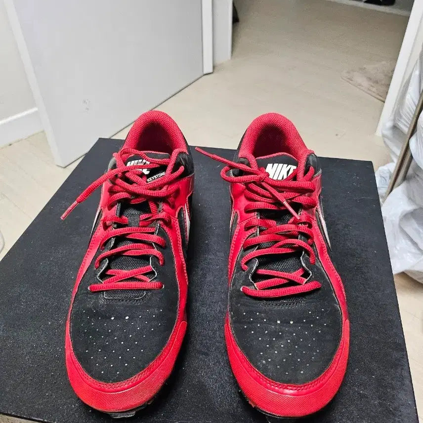 [BUNJANG] Nike MVP Keystone Baseball Cleats Red/Black 295mm / 나이키 MVP 키스톤 베이스볼 야구화 레드/블랙 295mm 상태매우좋음