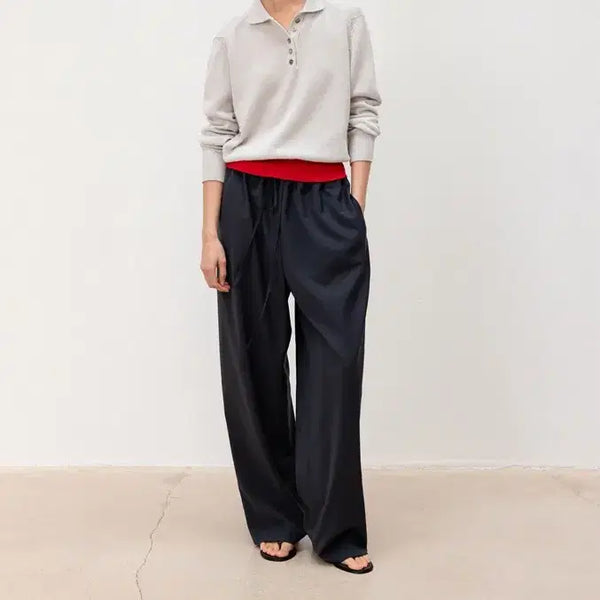 [BUNJANG] Mundal Thierry Collar Knit - Light Gray / 문달 니트 Thierry Collar Knit in Light gray