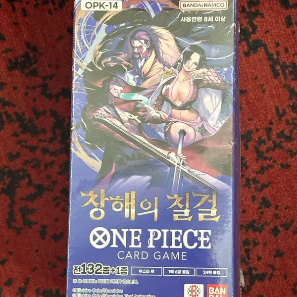 [BUNJANG] One Piece Card Game OPK-14 14th Edition Booster Box (Sealed) / 원피스 카드 OPK-14 14탄 박스 슈링크o 창해의 칠걸