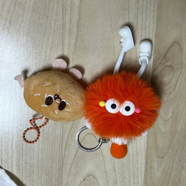 [BUNJANG] Character Keychain Set / 캐릭터 키링 2개 세트