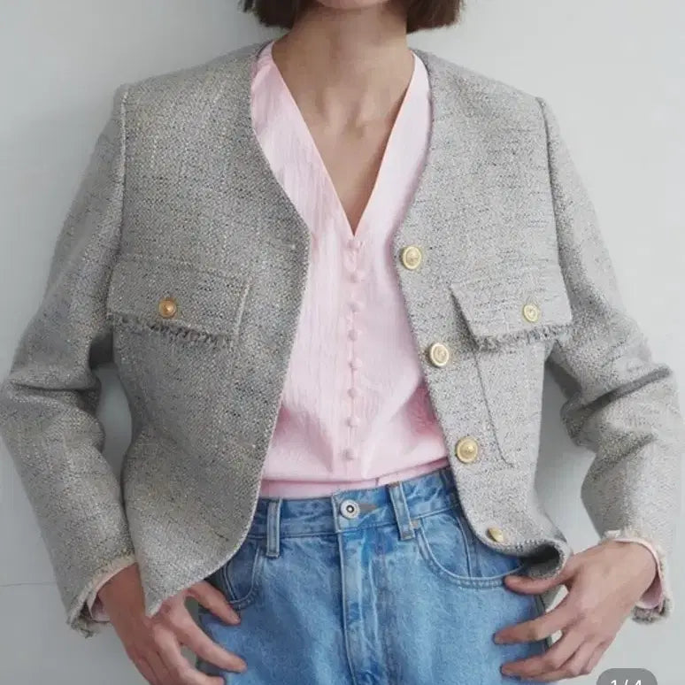 [BUNJANG] L'EVRE Tweed Jacket / (새상품)루에브르 트위드 자켓