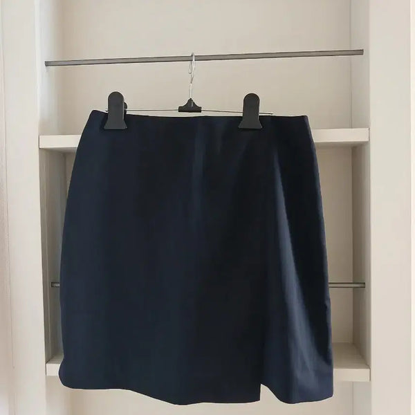 [BUNJANG] Roem Wrap Culottes Navy Size 67 / 로엠 랩형 치마바지, 네이비, 67