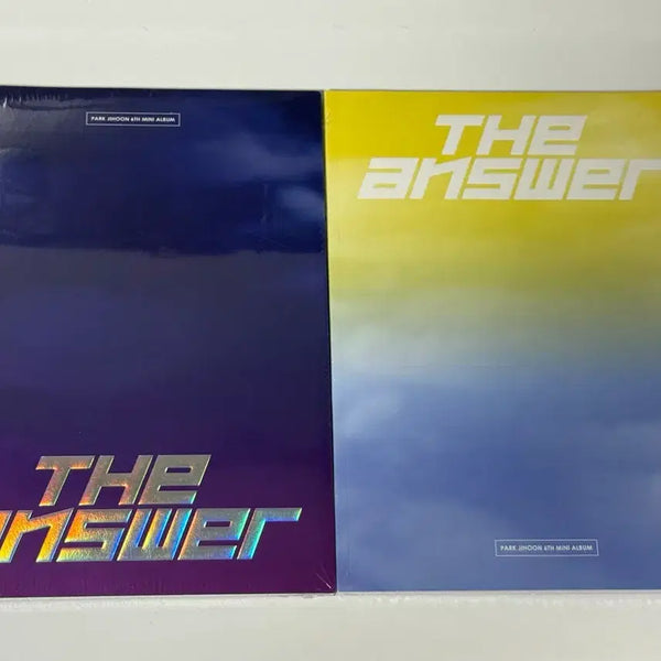 [BUNJANG] Park Ji Hoon 6th Album The Answer Bundle Set (Sealed) / 박지훈 6집 The Answer 디앤써 미개봉 일괄