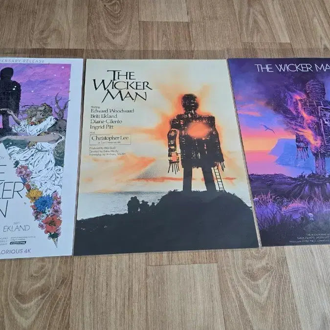[BUNJANG] The Wicker Man: Final Cut A3 Poster Set (3 Types) / 위커 맨:파이널 컷 A3포스터 3종 일괄 팝니다