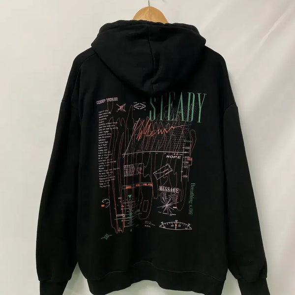[BUNJANG] Brownbreath Black Hoodie XL / 228. 브라운브레스 블랙 후드티XL