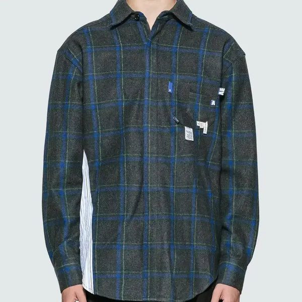 [BUNJANG] Ader Error Plaid Shirt Jacket / 아더에러 체크 셔츠 자켓