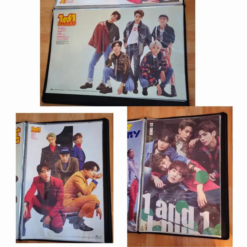 [BUNJANG] SHINee Official 5th Album 1 of 1 + Repackage 1 and 1 Album Posters Set / [set] 샤이니 정규5집 원오브원 + 리팩 원앤원 앨범 포스터