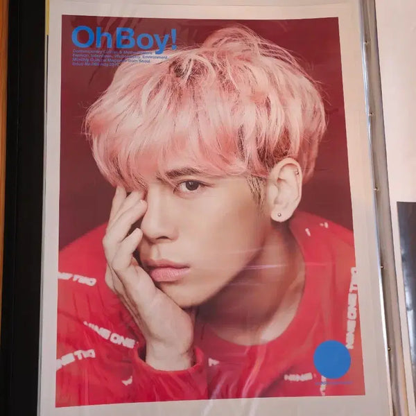 [BUNJANG] SHINee Jonghyun Oh Boy Photobook Poster / 샤이니 종현 오보이 화보 포스터