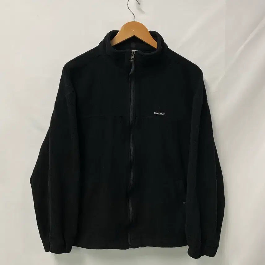 [BUNJANG] Covernat Black Fleece Zip-Up Jacket XL / 235. 커버낫 블랙 플리스 집업 자켓XL
