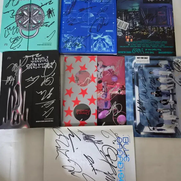 [BUNJANG] ZEROBASEONE Bundle Set Album Components / 제로베이스원 앨범 일괄 시그니처 cd 구성품다있어요 7장입니다 깨끗합니다 ^^