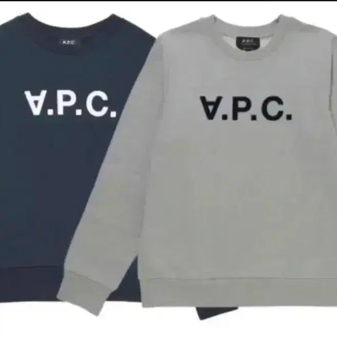 [BUNJANG] A.P.C. VPC Sweatshirt Navy/Grey / # 세일 A.P.C. VPC 맨투맨 네이비/그레이