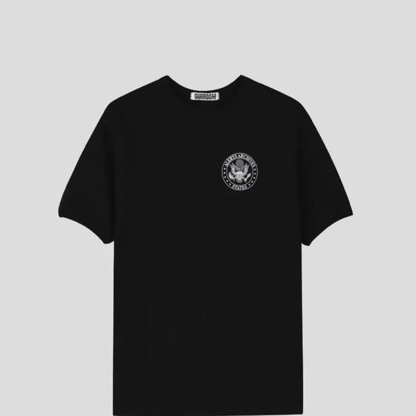 [BUNJANG] Black Waffle T-Shirt / 와플 티셔츠 블랙