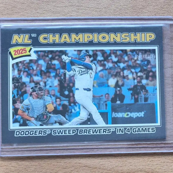 [BUNJANG] MLB 2026 Topps Heritage Shohei Ohtani Los Angeles Dodgers Dark Gray Border Card / MLB 2026 탑스 헤리티지 LA다저스 오타니 쇼헤이 다크그레이보더 카드판매합니다.