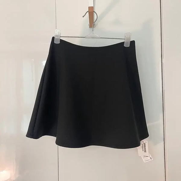 [BUNJANG] American Apparel Black Flare Skirt M / 택달린 새상품 아메리칸어패럴 블랙 플레어 스커트 M