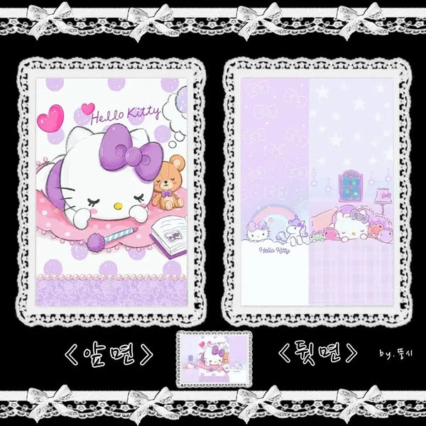 [BUNJANG] Sanrio Kitty Character Wrapping Paper Design (Handmade Envelope) / 포용)) 캐릭터랩핑지 산리오 '키티' (수제봉투) 도안 판매 A4