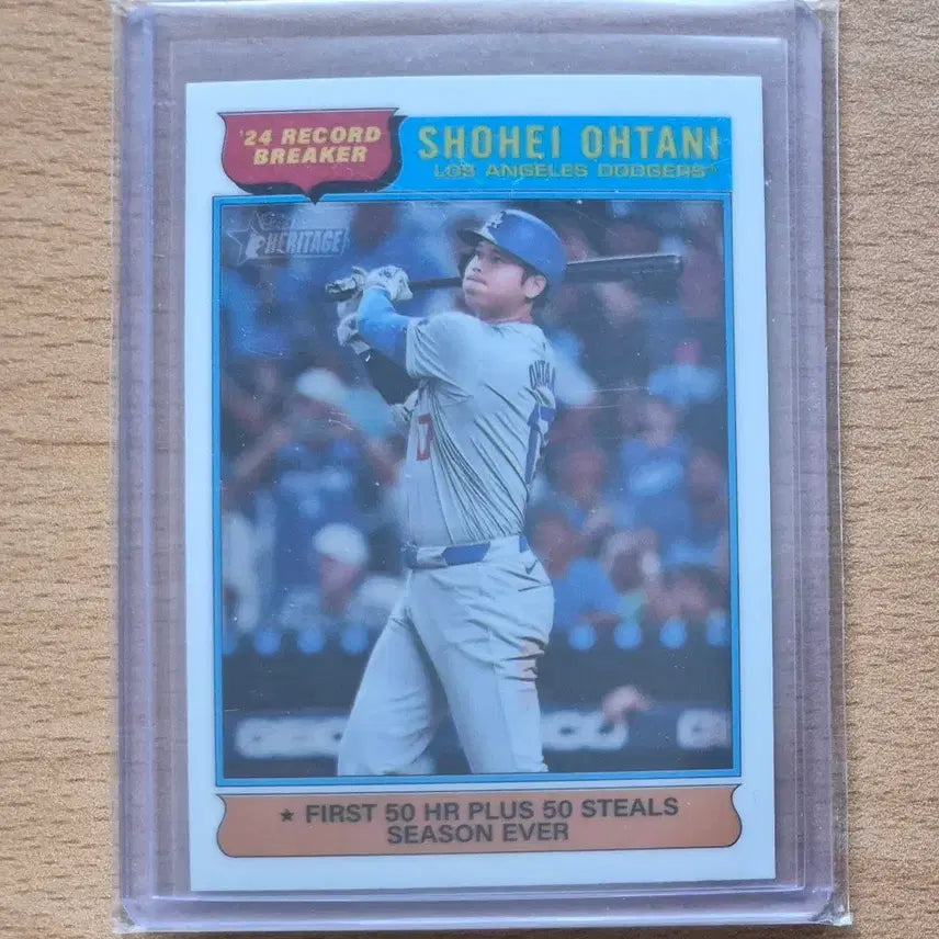 [BUNJANG] MLB 2024 Topps Heritage Shohei Ohtani Chrome Card / MLB 2024 탑스 헤리티지 오타니 쇼헤이 크롬카드 판매합니다.