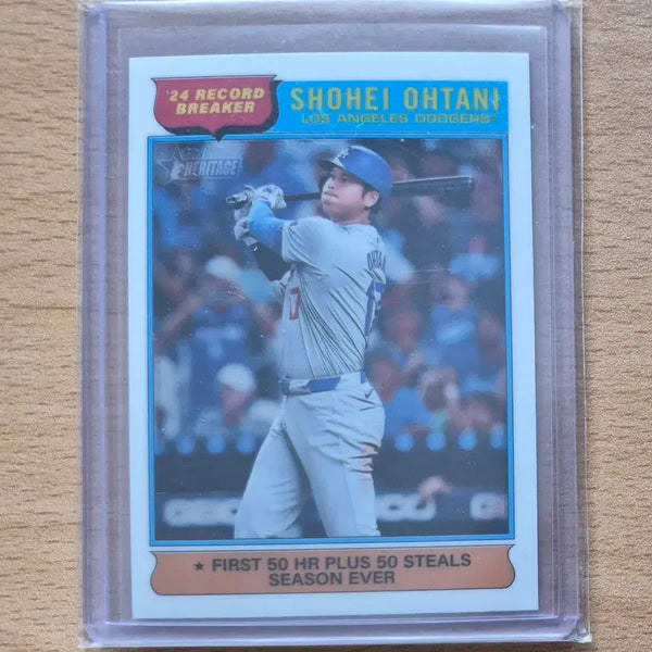 [BUNJANG] MLB 2024 Topps Heritage Shohei Ohtani Chrome Card / MLB 2024 탑스 헤리티지 오타니 쇼헤이 크롬카드 판매합니다.