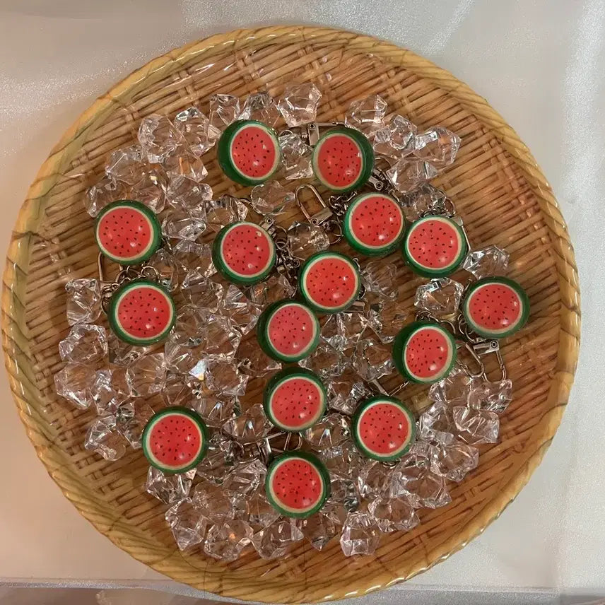 [BUNJANG] Watermelon Keychain / 탱탱 수박 키링