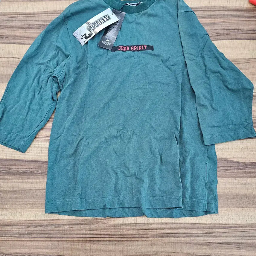 [BUNJANG] Jeep Spirit "Teal" Short Sleeve T-Shirt / 지프 스피릿 청록색 반팔티 새상품