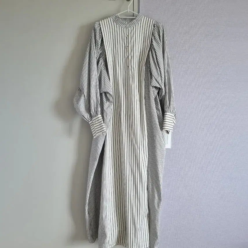 [BUNJANG] Puff Sleeve Long Dress / 퍼프소매 롱원피스