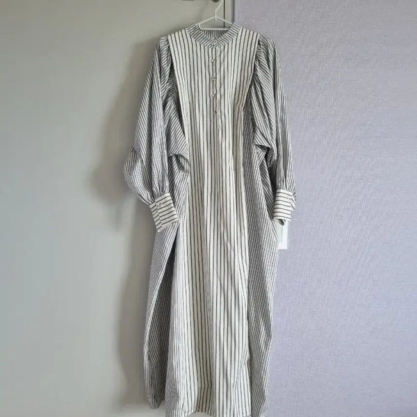 [BUNJANG] Puff Sleeve Long Dress / 퍼프소매 롱원피스