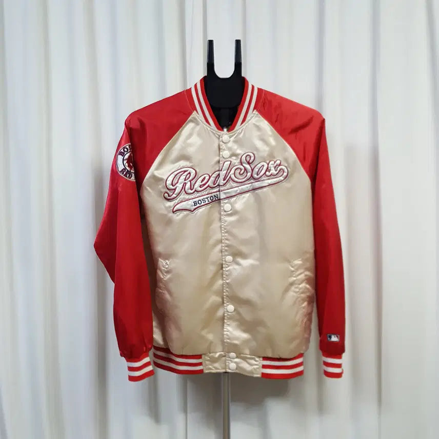 [BUNJANG] MLB Boston Red Sox Baseball Jacket - Recommended Size 100 / MLB 남성 보스턴 레드삭스 야구점퍼 100추천 오일장