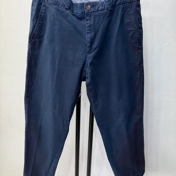 [BUNJANG] Brooks Brothers Men's Navy Cotton Pants Size 34 / 정품) 브룩스 브라더스 남성 네이비 면바지 34