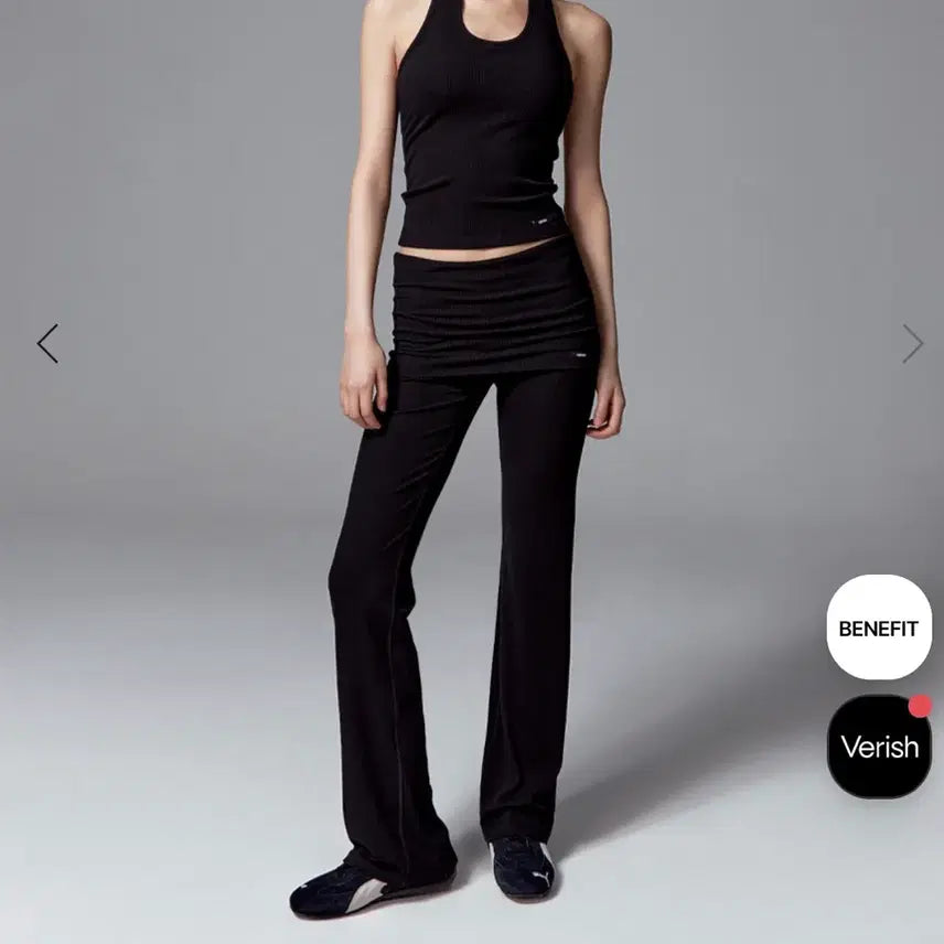 [BUNJANG] Verysick Sunday Pants Foldover Long Black M / 베리시 선데이 팬츠 폴드오버 롱 블랙M