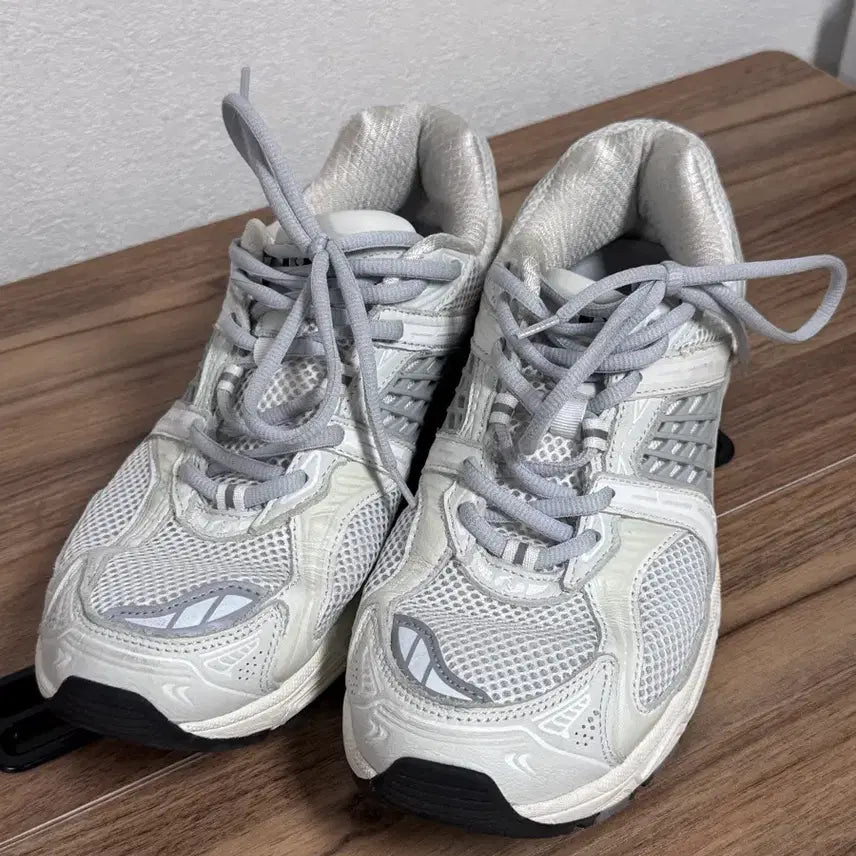 [BUNJANG] Zara Combi Leather Sneakers White / [275] 자라 콤비 레더 스니커즈 화이트
