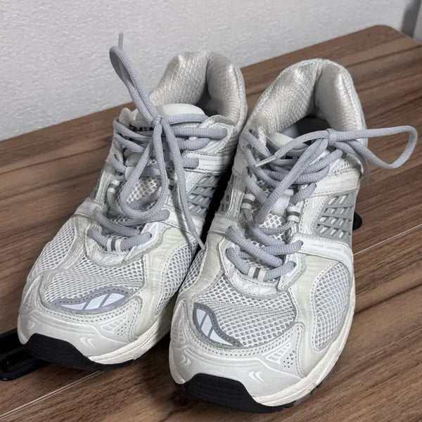 [BUNJANG] Zara Combi Leather Sneakers White / [275] 자라 콤비 레더 스니커즈 화이트