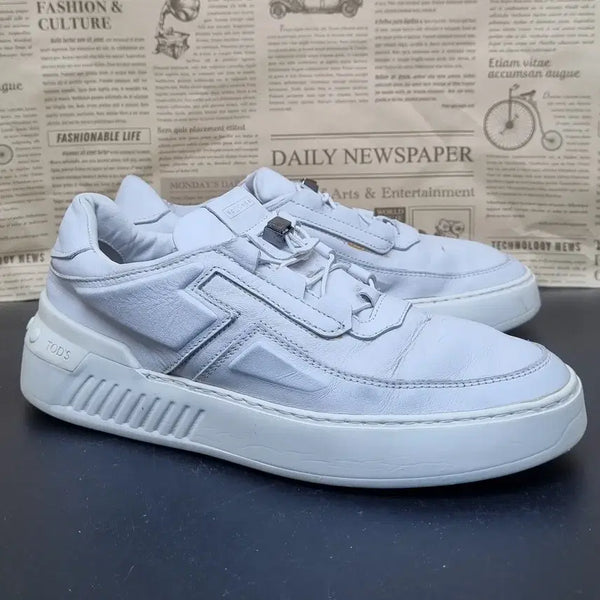 [BUNJANG] TOD'S No-Code Leather Sneakers / 토즈 노코드 레더 스니커즈 240