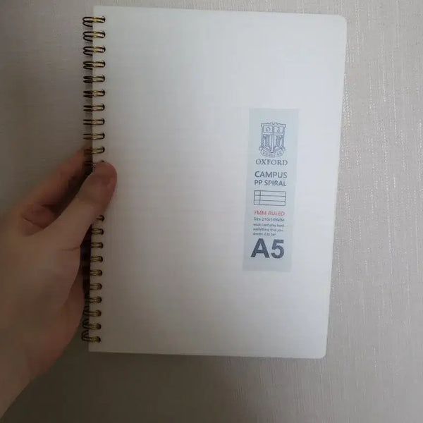 [BUNJANG] Oxford Campus A5 PP Spring Notebook / 옥스포드 A5 캠퍼스 PP 스프링 노트
