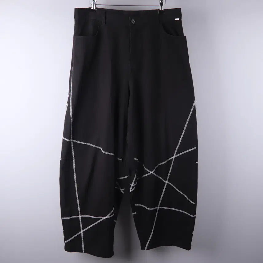 [BUNJANG] Nomadual S.L Wide Pants - Black (L) / 노매뉴얼 S.L WIDE PANTS - BLACK (L) 5392