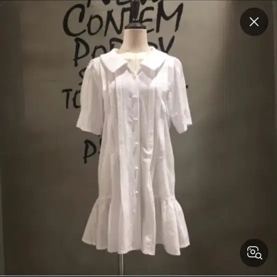 [BUNJANG] Tom Tom's Cotton Kara Dress / 토모톰스 카라원피스