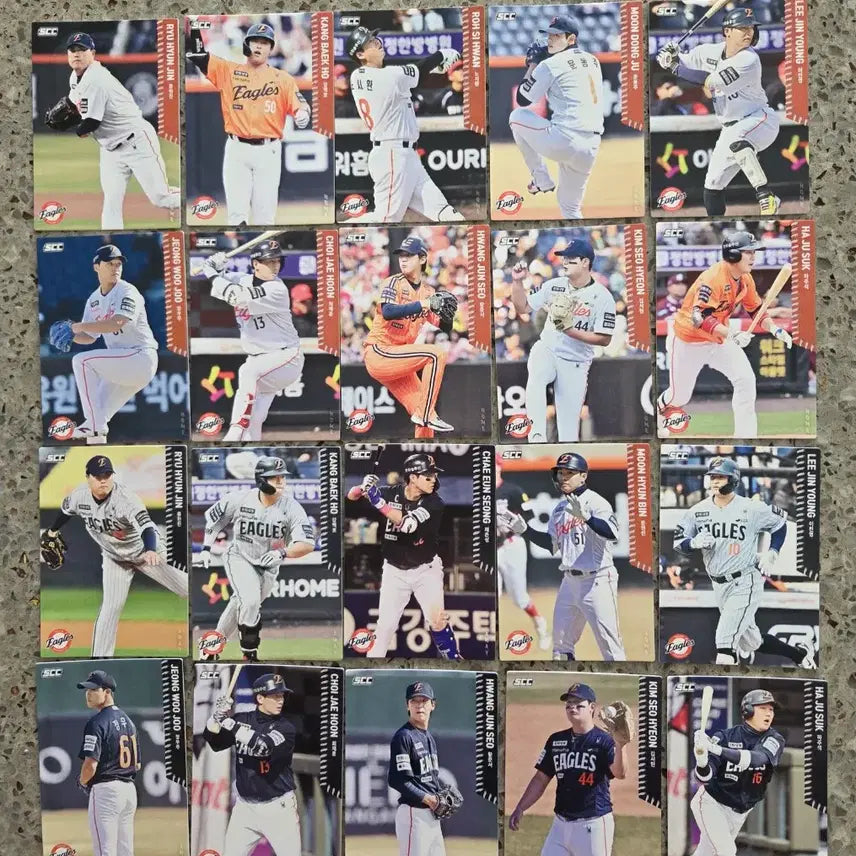 [BUNJANG] KBO Hanwha Eagles Player Normal Cards (22 pcs) / KBO 26한화 노멀 카드(22장)