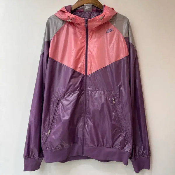 [BUNJANG] Nike Windbreaker Jacket Purple Pink / 나이키 바람막이 자켓 퍼플 핑크