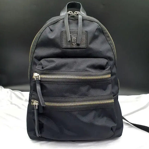 [BUNJANG] Marc Jacobs Unisex Backpack Nylon Leather Black / 마크제이콥스 남녀 백팩 중고 가방 은피아노