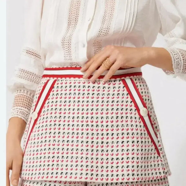 [BUNJANG] Maje Tweed Skirt Pants / 마쥬 트위드 스커트 팬츠