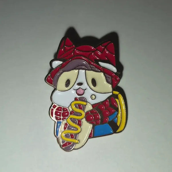 [BUNJANG] MCU Spider-Man Corgi Badge / MCU 스파이더맨 웰시코기 뱃지